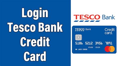 tesco credit card sign in.